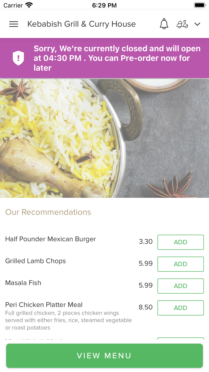 Kebabish Grill and Curry House