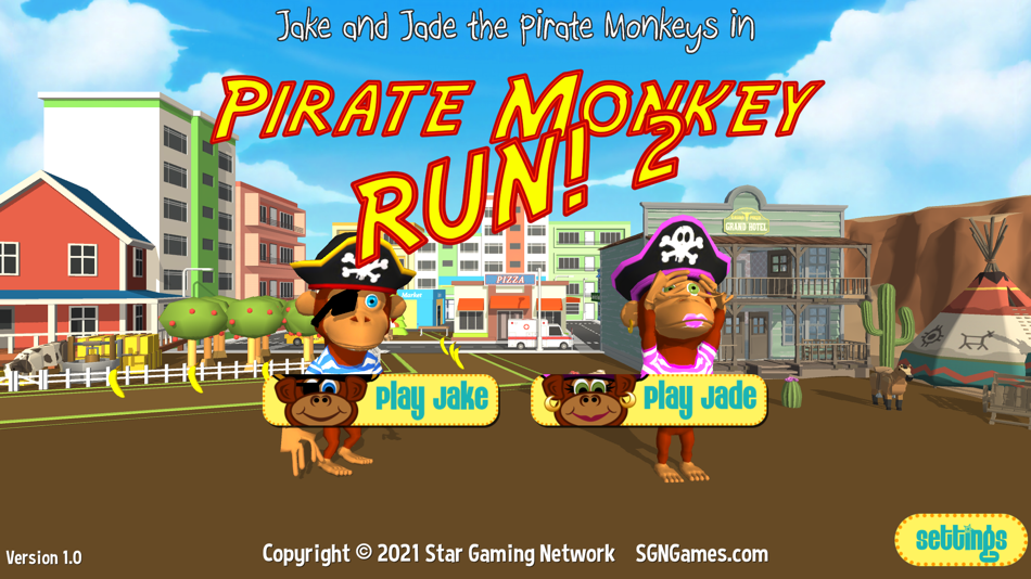 Pirate Monkey Run! 2 - 1.0 - (iOS)