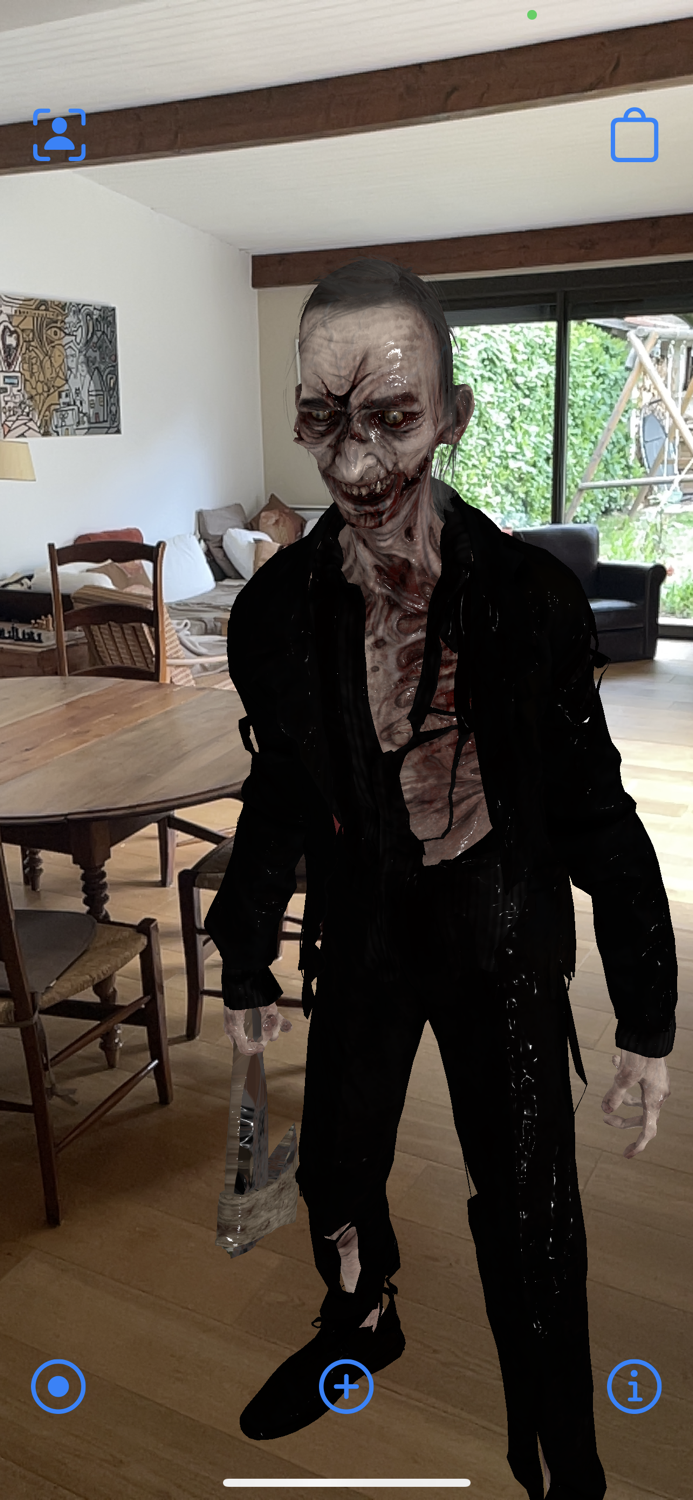AR Zombie Face Tracking