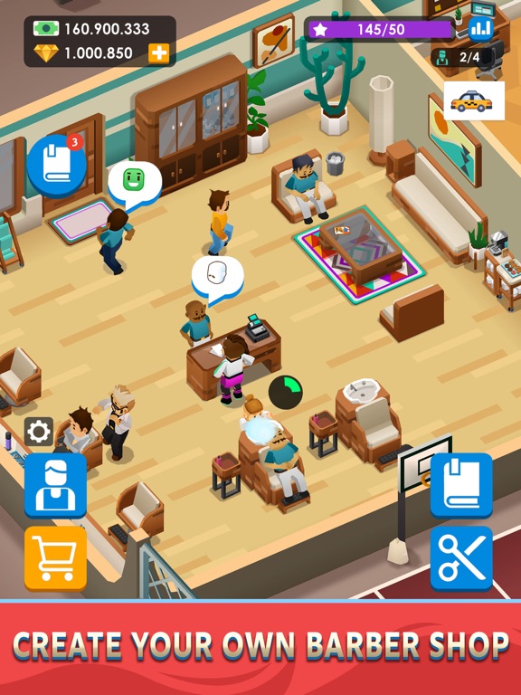 Idle Barber Shop Tycoon - Game