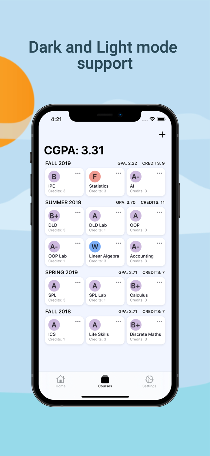 CGPA Calculator and Tracker