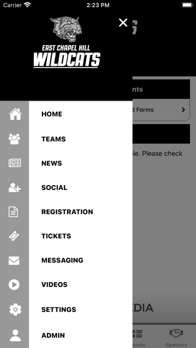 East Chapel Hill Wildcats Screenshot