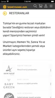 lezzet müzesi iphone screenshot 2