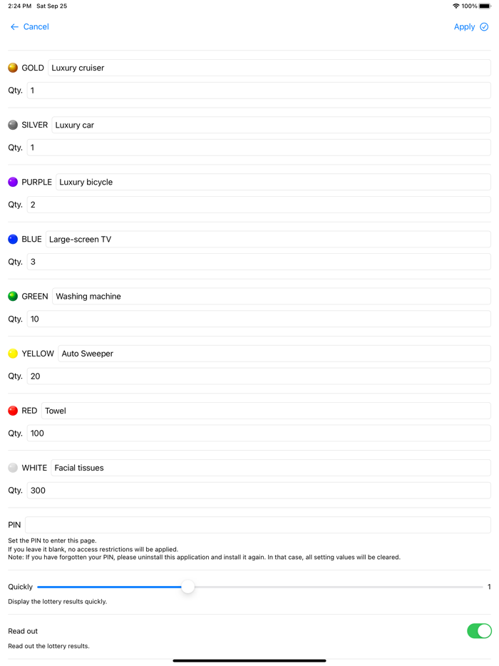 Wheel Lottery Machine