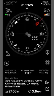 digital compass gps u15 iphone screenshot 1