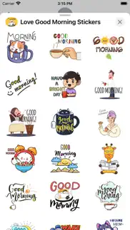 love good morning stickers problems & solutions and troubleshooting guide - 3