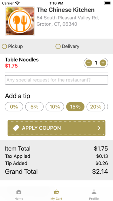 The Chinese Kitchen Screenshot