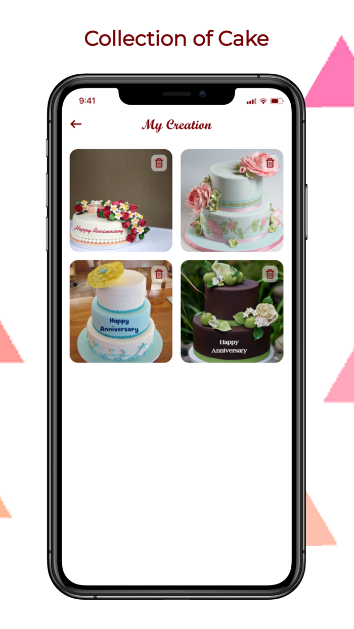 Name Anniversary Cake