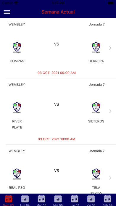 Super Liga Menor Poniente Screenshot