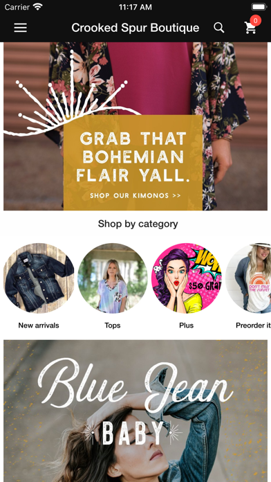 Crooked Spur Boutique Screenshot