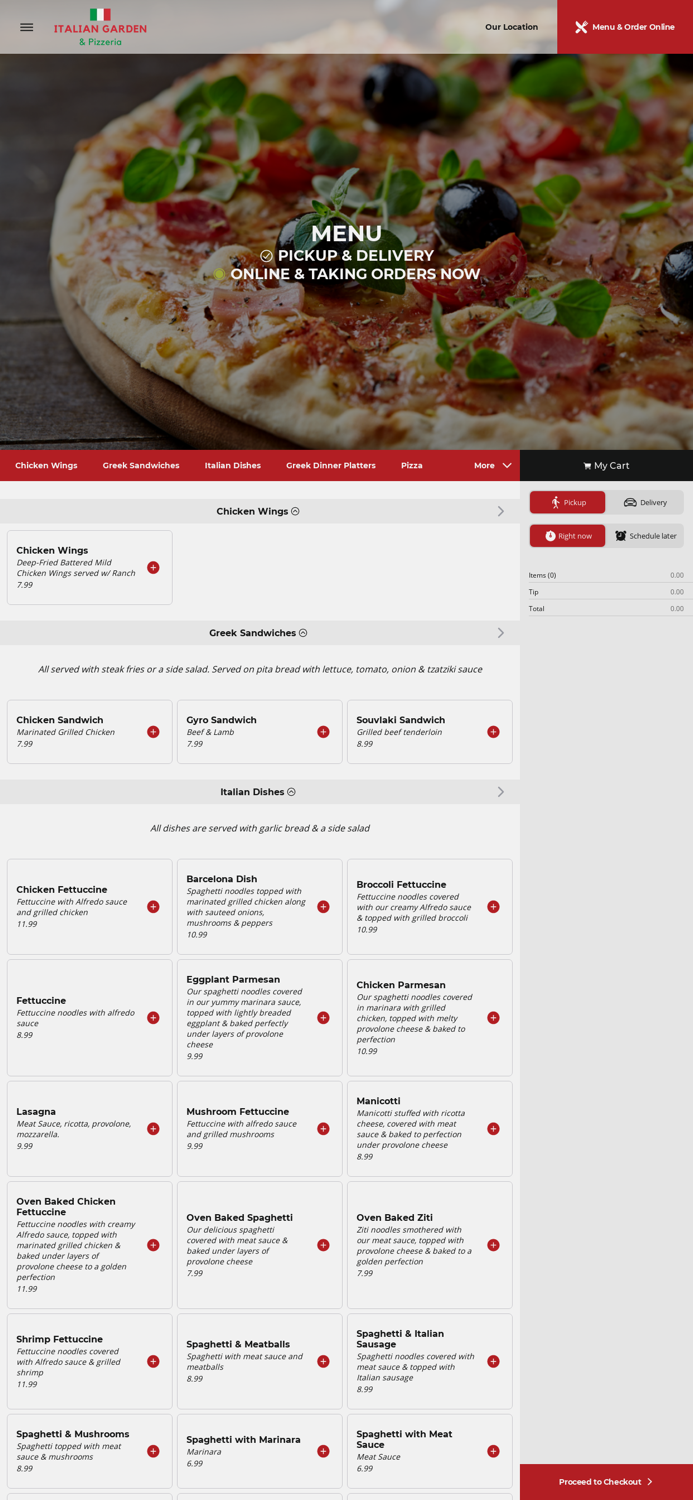 Italian Garden and Pizzeria