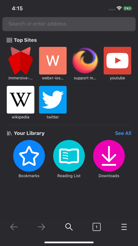 #1. XR Browser (iOS) By: Anthony Rowe