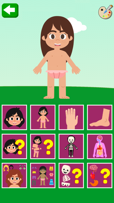 Learn the Body Parts Screenshot
