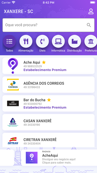 AcheAqui Screenshot