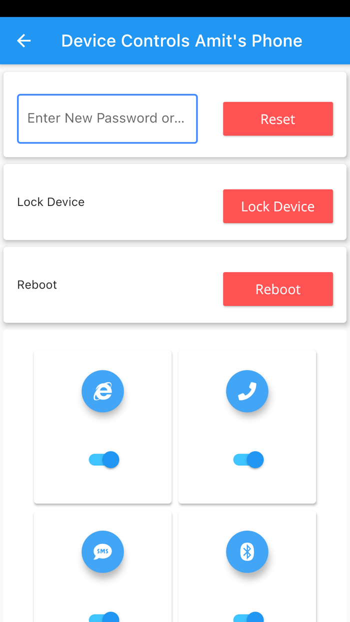 Clean Phone  Parent App