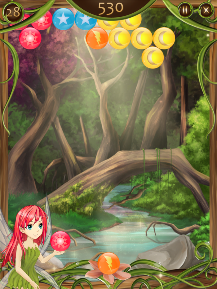 Forest Fairy Bubble Shooter