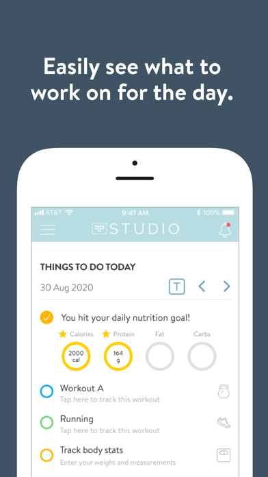FITNESS PROJECT Studio Screenshot