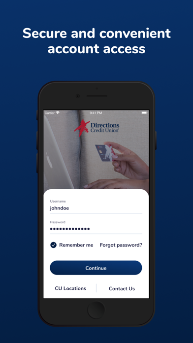 Directions CU Mobile Banking Screenshot