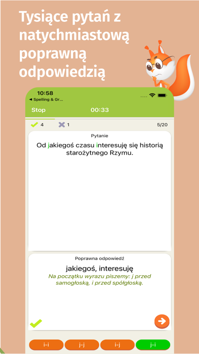 Polska ortografia Screenshot