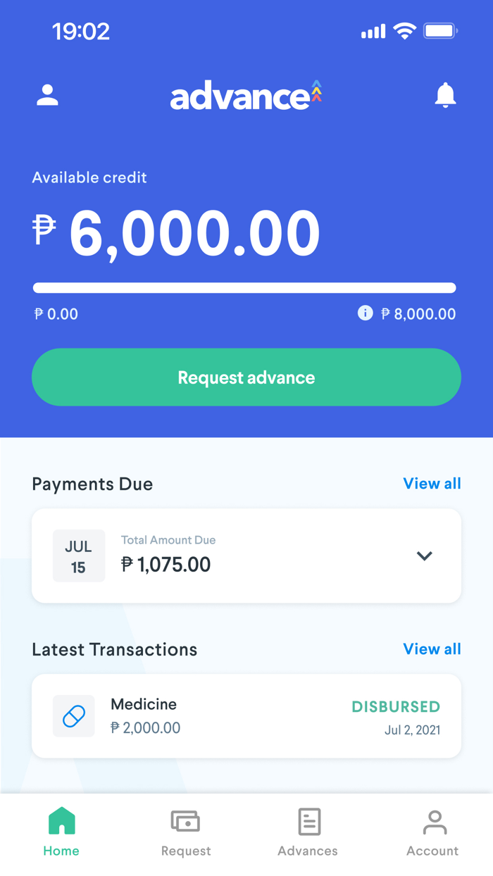 Advance - Salary on-demand