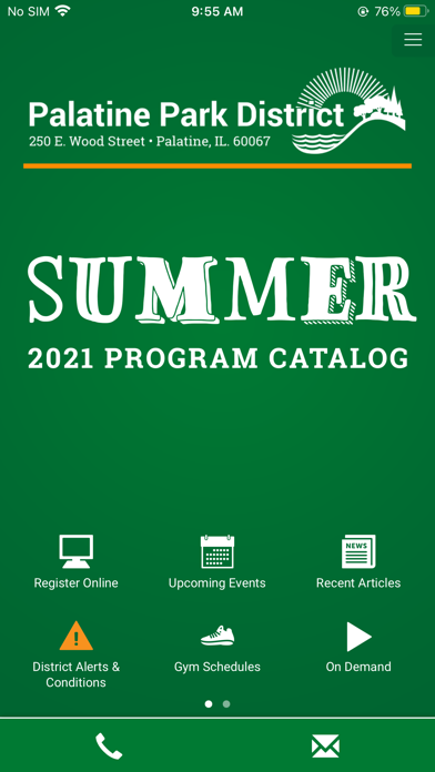 Palatine Park District Mobile Screenshot