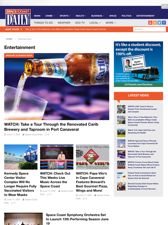 Screenshot #5 pour Space Coast Daily