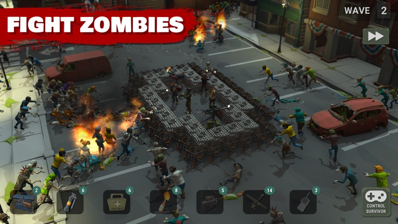 Overrun Zombies Tower Defense screenshot 1