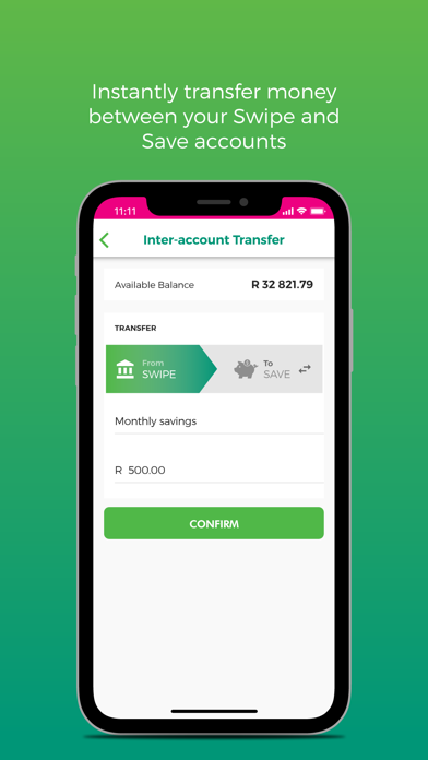 OM Money Account Screenshot