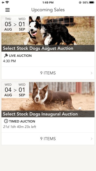 Select Stock Dog Sales Screenshot