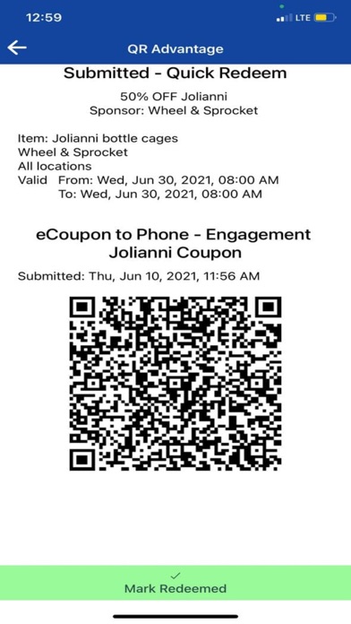 QR Advantage Screenshot