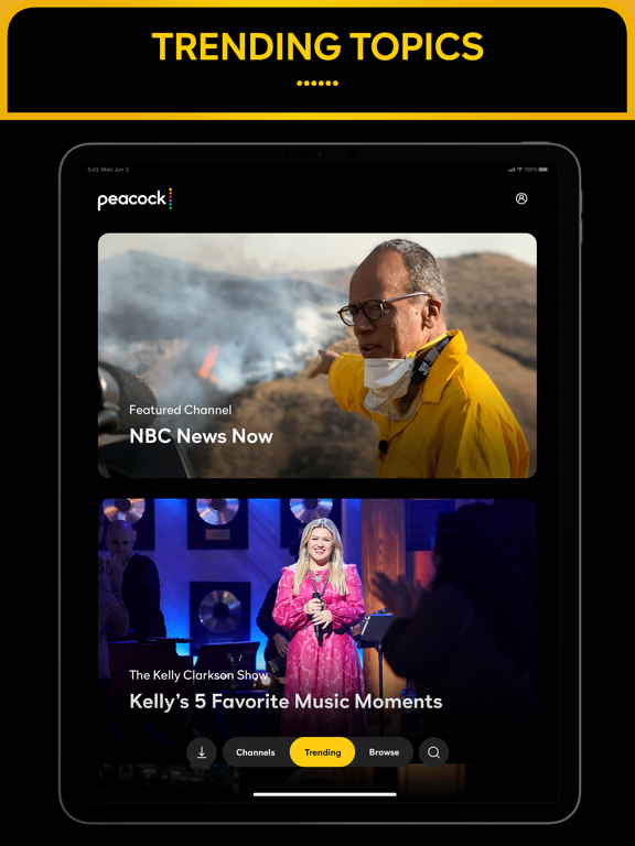 iPad Image of Peacock TV: Stream TV & Movies