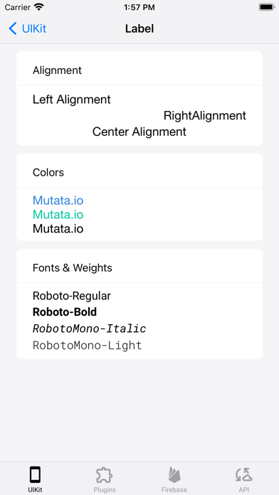 Screenshot #3 pour Mutata.io Showcase App