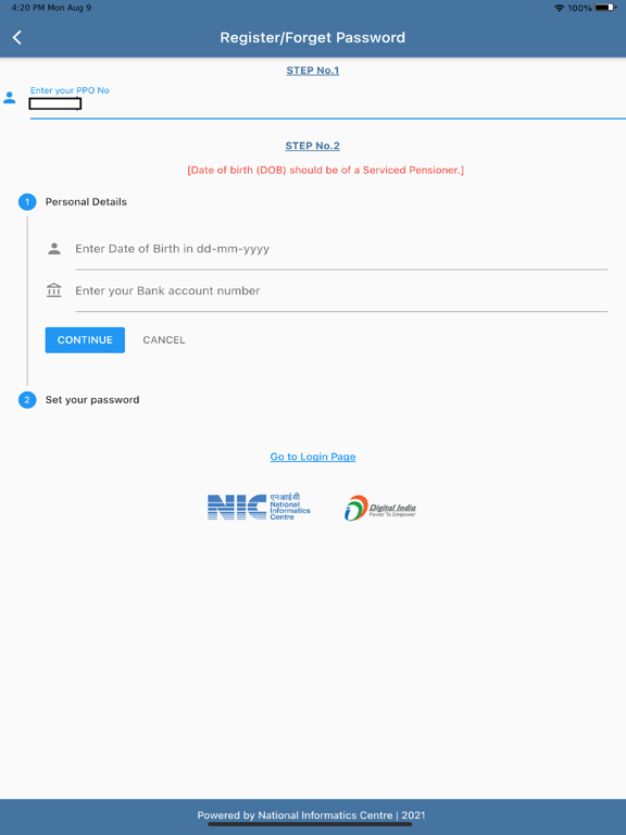 Screenshot #4 pour Govt Of Meghalaya-Pension App