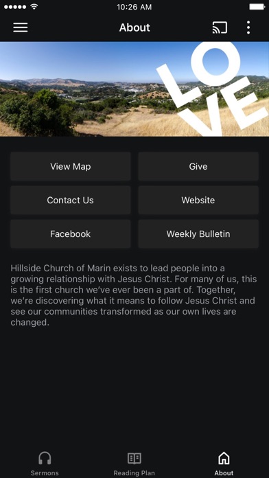 Hillside Church of Marin Screenshot