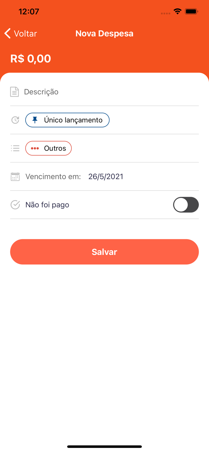 FinApp - Finanças Pessoais