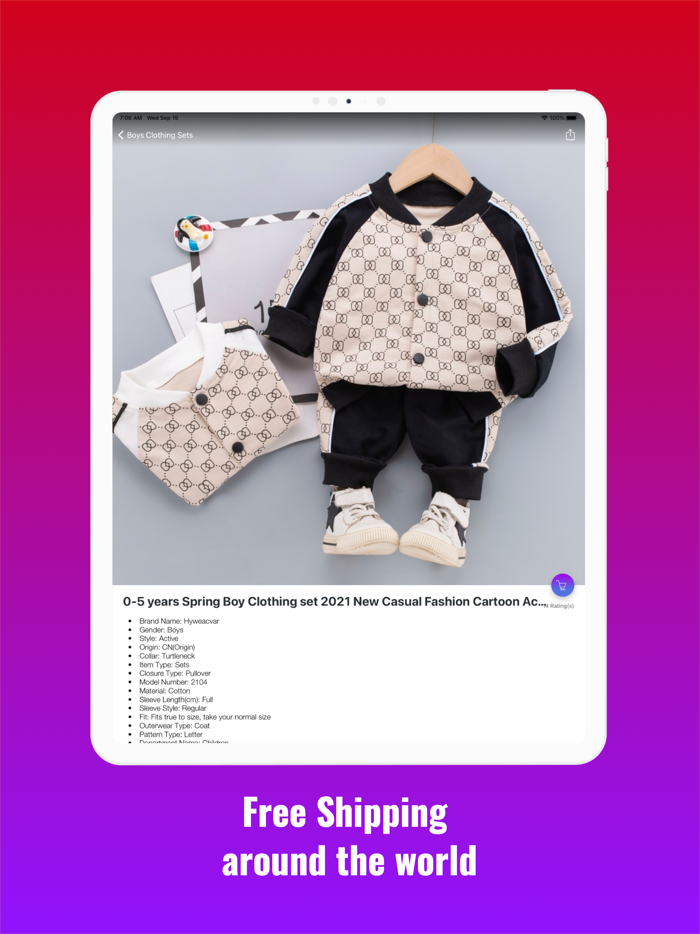 Kids Clothing Set Shop
