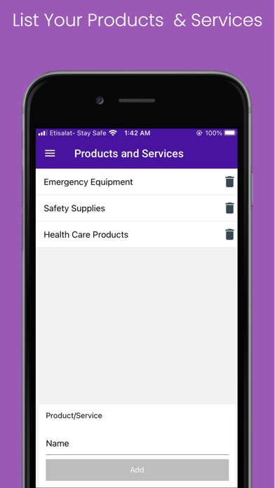 Eventsquare Exhibitors Screenshot
