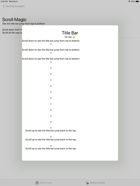 Screenshot #6 pour Working Examples for SwiftUI