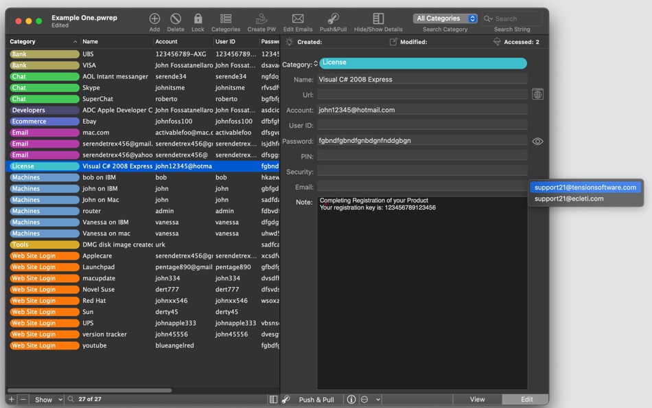 #7. Password Repository 4 (macOS) 由: Roberto Panetta
