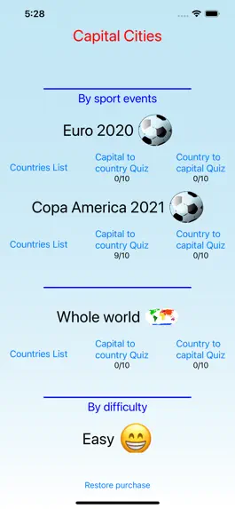 Game screenshot National capital cities - quiz mod apk