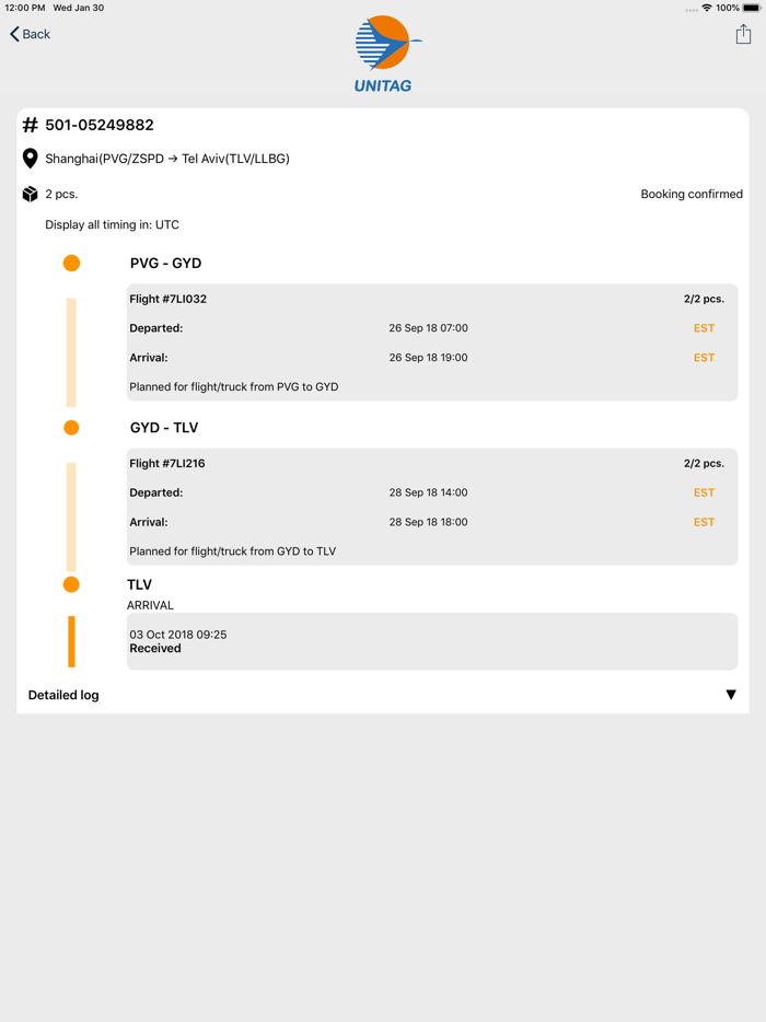 UNITAG Cargo Tracking