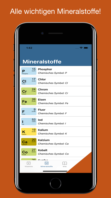 Vitamine & Mineralien Screenshot