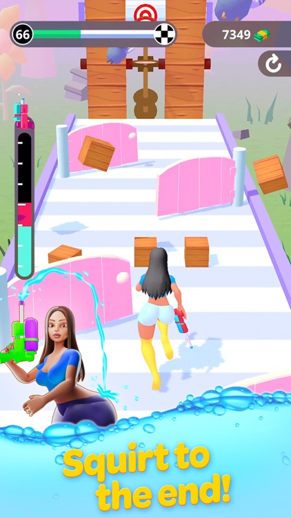 Squirt Gun Girl: Garden Runner screenshot-5
