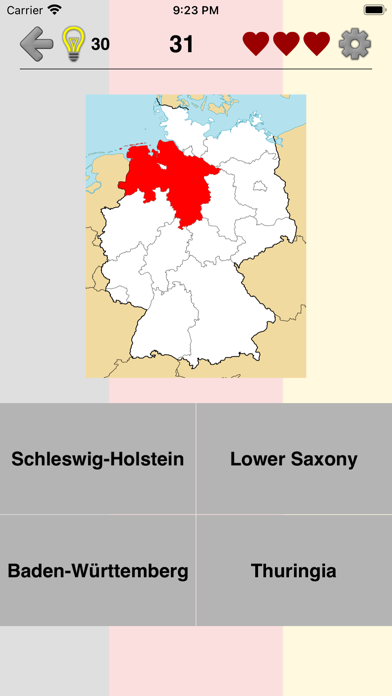 German States - Geography Quizのおすすめ画像1