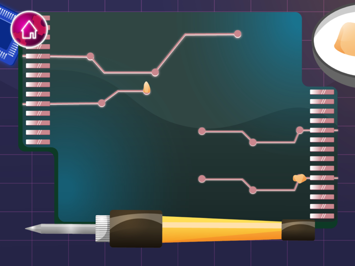 Robot Factory plant with dino