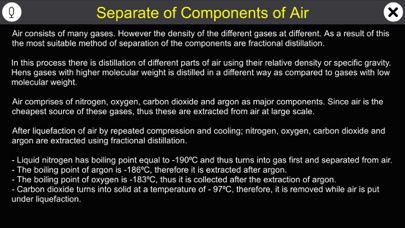 Screenshot #1 pour Separate of Components of Air