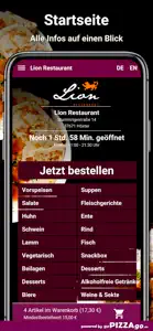 Lion Restaurant Höxter screenshot #2 for iPhone