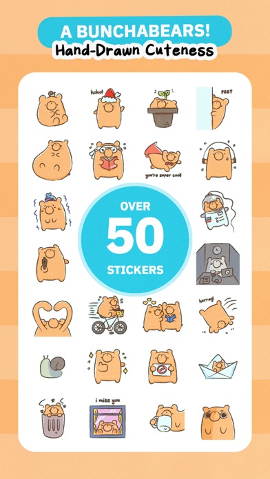 A BUNCHABEARS Stickers Screenshot