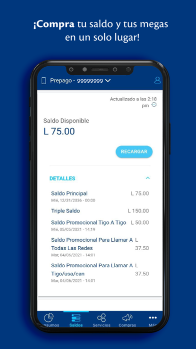 Mi Tigo Honduras Screenshot