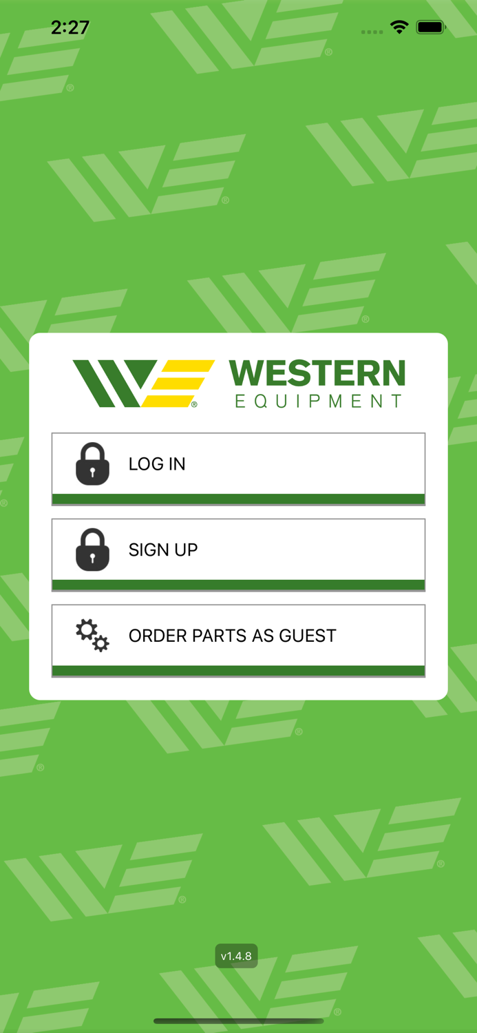 Western Equipment Portal